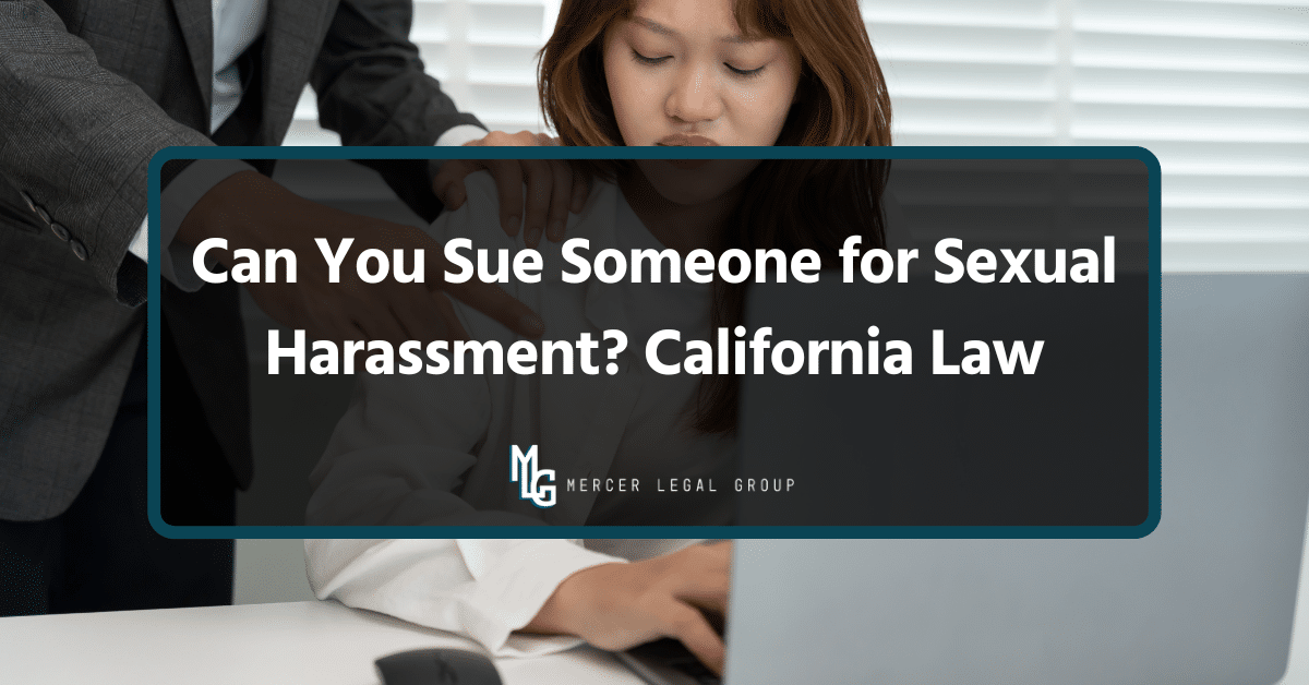 Employee experiencing unwanted physical contact from a supervisor in a California workplace
