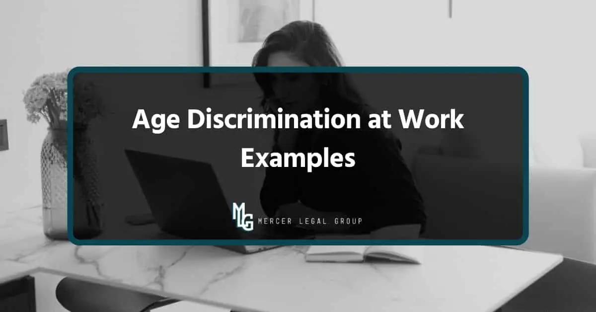 Age Discrimination at Work Examples